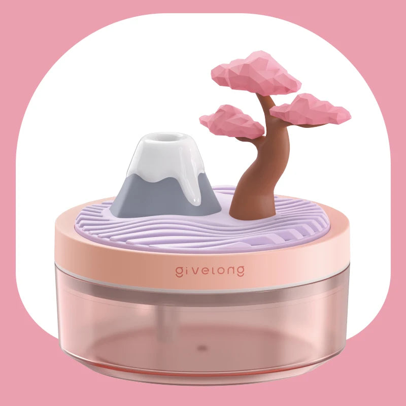 Landscape Air Humidifier Small Spray Hydration Household Silent Bedroom Desktop Car USB Aromatherapy Humidifiers Diffuser