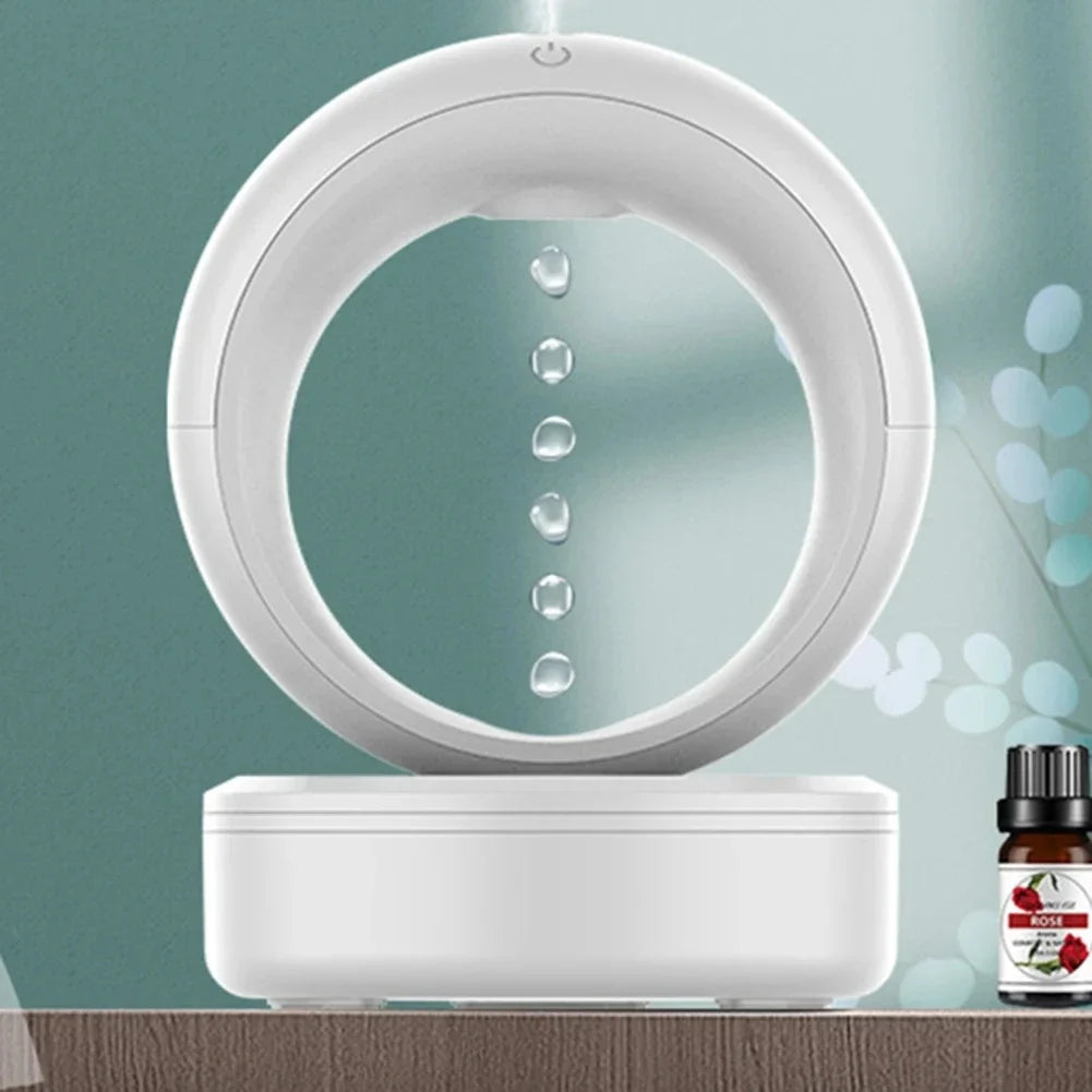 Anti-Gravity Air Humidifier Water Drop Mist Maker Fogger Humidifiers Air Purifiers Aromatherapy Essential Oils Aroma Diffuser